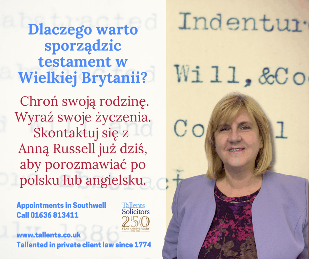 Dlaczego warto sporządzic testament w Wielkiej Brytanii?