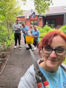 #TeamTallents volunteering at John Eastwood Hospice in Mansfield