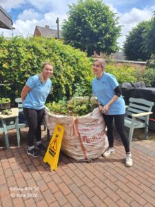 #TeamTallents volunteering at Beaumond House Hospice Care